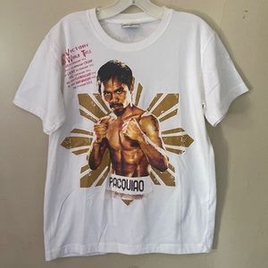 Manny Pacquiao sz L 50th Victory 7th World Title T-Shirt
